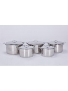 Kochtopf aus Edelstahl in Gren 38 cm 23 Liter Induktion Gasherd Elektroherd