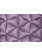 Vinyl Tapeten 3D Design in Lila Wandpapier