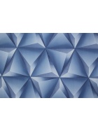 Vinyl Tapeten 3D Design Blau Wandpapier
