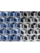 Vinyltapete 3D Wrfel Design in 2 ver. Farben