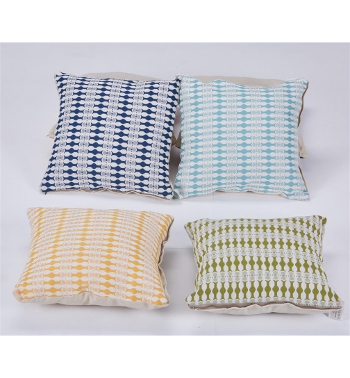 Kissenhlle 40x40 cm Dekor Ornamente in 4 Faben...