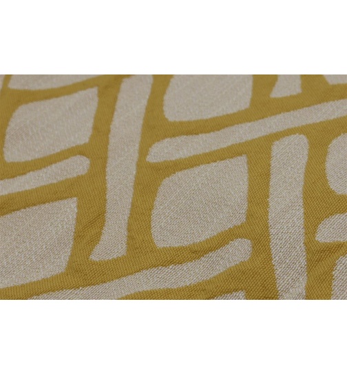 1x Kissenhlle 40x40 cm Dekor Raute gelb Kissenbezug...