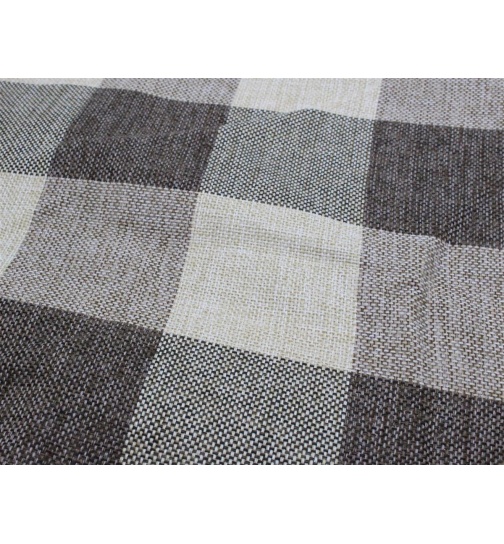 1x Kissenh�lle 40x40 cm Dekor Karo grau / schwarz...