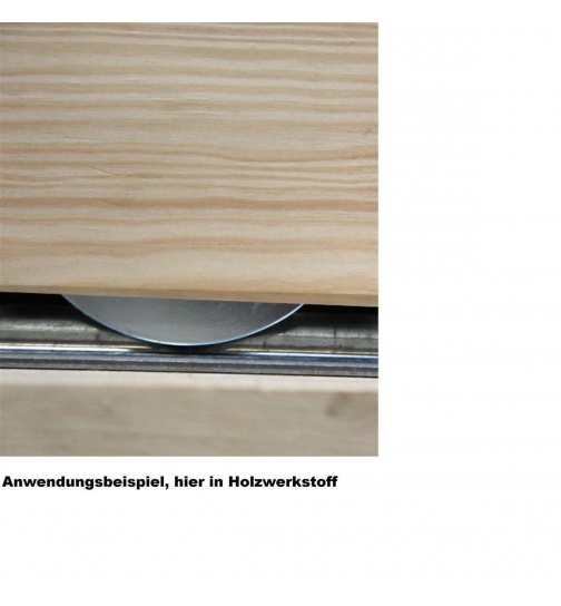 Laufrolle / Mbelrollen aus Stahl Gr (55 mm)