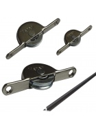 Laufrolle / Mbelrollen aus Stahl Gre (70 mm)