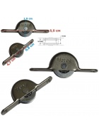 Laufrolle / Mbelrollen aus Stahl Gre (70 mm)