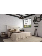 10x Wandpaneele 3D Design Ziegelsteinoptik selbstklebend 77x70x0,5 cm wei� Wandtatoo Wandaufkleber