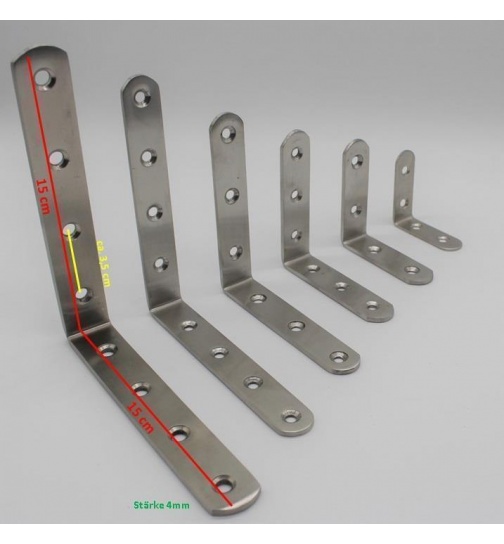 Eckverbinder Winkel Edelstahl Holzverbinder Montagewinkel...