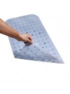 Badewanneneinlage rutschfest 71x36 cm in hellblau Wanneneinlage Badematte