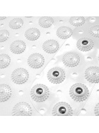 Badewanneneinlage rutschfest 71x36 cm in wei� Wanneneinlage Badematte