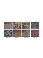 10x Wandaufkleber 3D selbstklebend 30x30x0,4 cm 8 Muster Wandtatoo Wandsticker Klebefliesen