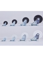 Lenkrolle 360� drehbar in diversen Gr��en und Farben Transportrolle M�belrolle Laufrolle Rad R�der