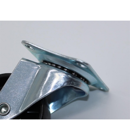 1x Lenkrolle 360� drehbar in � 6,5 cm wei� Transportrolle...