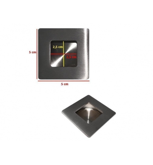 Mbelgriff in diversen Gren Edelstahl quadratisch...