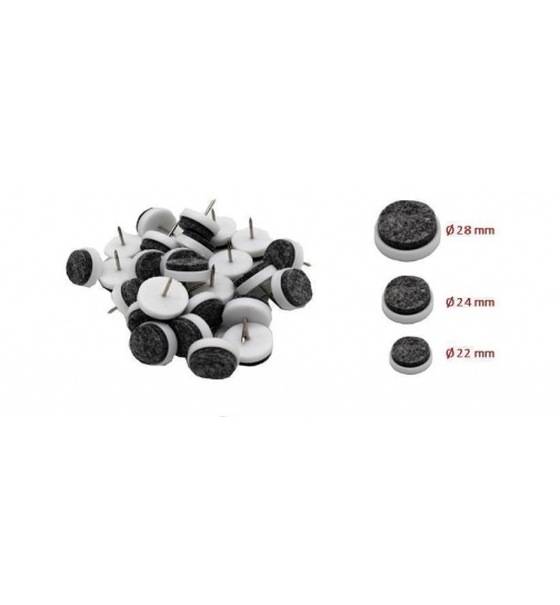 Filzgleiter in diversen Ø und Farben Möbelgleiter...