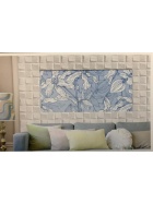 12x Wandpaneele 3D Design Steinoptik selbstklebend 35x35x0,5 cm in 4 Farben Wandtatoo Wandaufkleber t�rkis