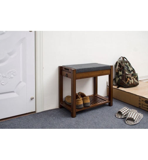 Sitzbank Massiv Bambus ( FSC Zertifikat) mit Schubkasten...