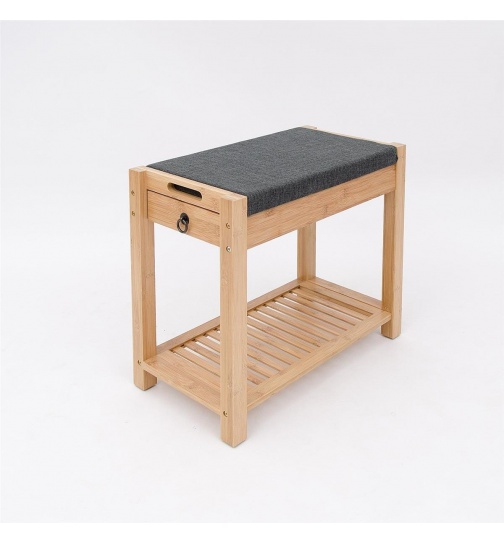 Sitzbank Massiv Bambus ( FSC Zertifikat )mit Schubkasten...