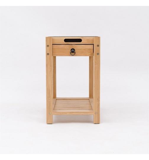 Sitzbank Massiv Bambus ( FSC Zertifikat )mit Schubkasten...