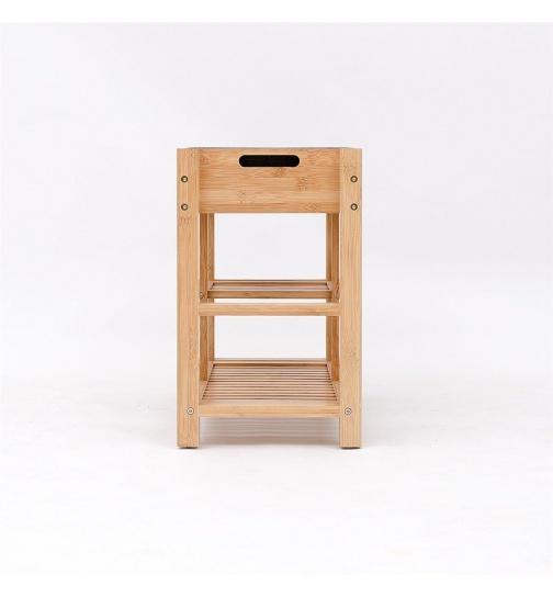 Sitzbank massiv Bambus braun (FSC zertifiziert) mit...