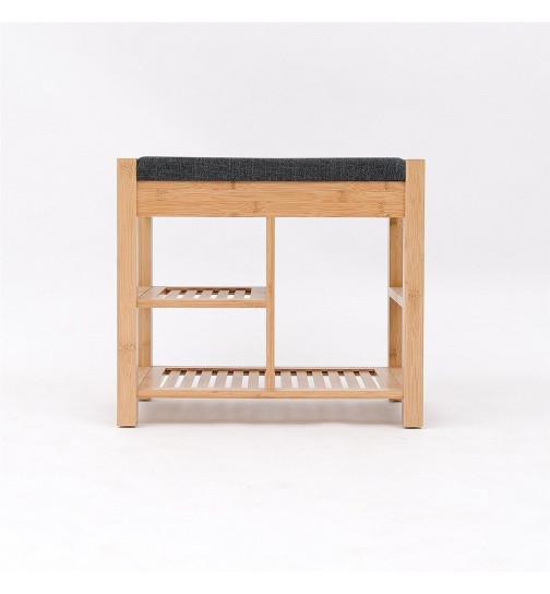 Sitzbank massiv Bambus braun (FSC zertifiziert) mit...