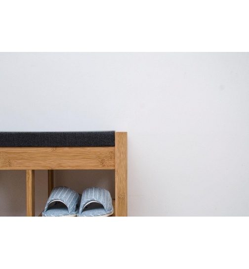 Sitzbank massiv Bambus braun (FSC zertifiziert) mit...