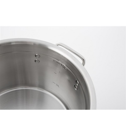 Gastronomie Topf Kochtopf aus Edelstahl in 5 Gren...