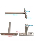 2/4/8er Set Tablartrger Regaltrger Regalhalter Bodentrger Regalbodentrger Tablar Unsichtbar