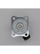 4x Lenkrolle 360� drehbar in � 3 cm wei� Transportrolle M�belrolle Laufrolle Rad R�der