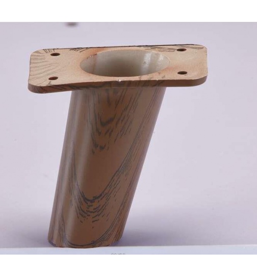 4X Möbelfuß Schrankfuß Fuß Kunststoff Holz Optik...