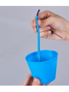 Deckenlampe aus Plastik in 4 ver. Farben Lampenfassung mit Textilkabel