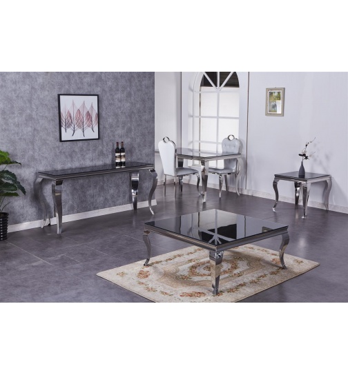 Designertisch Couchtisch Chromtisch Eleganter Tisch...