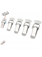 Spannverschluss 4er Set Metall Hebel Klappverschluss Stahl Schnappverschluss XS