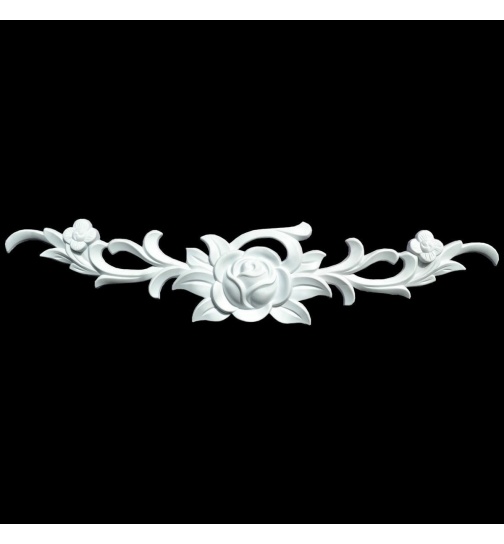 Zierteile 35cm Verzierungen Beschlag Rose Ornament Antik...