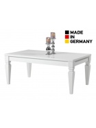 Barock Couchtisch Hochglanz wei 115x65 cm Hhe 50cm