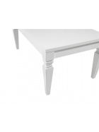 Barock Couchtisch Hochglanz wei 115x65 cm Hhe 50cm