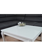 Couchtisch Hochglanz wei 80x80cm hhe 43cm