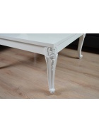 Couchtisch Hochglanz wei 80x80cm hhe 43cm