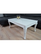 Couchtisch Hochglanz wei� 10x60cm h�he 43cm