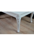 Couchtisch Hochglanz wei� 10x60cm h�he 43cm
