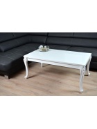 Couchtisch Hochglanz wei 115x65 cm hhe 43cm