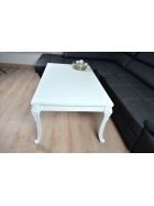 Couchtisch Hochglanz wei 115x65 cm hhe 43cm