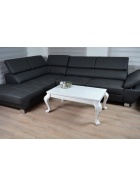 Barock Couchtisch Hochglanz wei� 100x60 cm